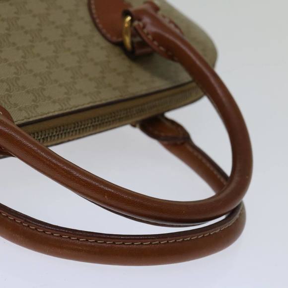 CELINE Macadam Canvas Hand Bag Beige Auth bs12761 - Picture 7 of 16